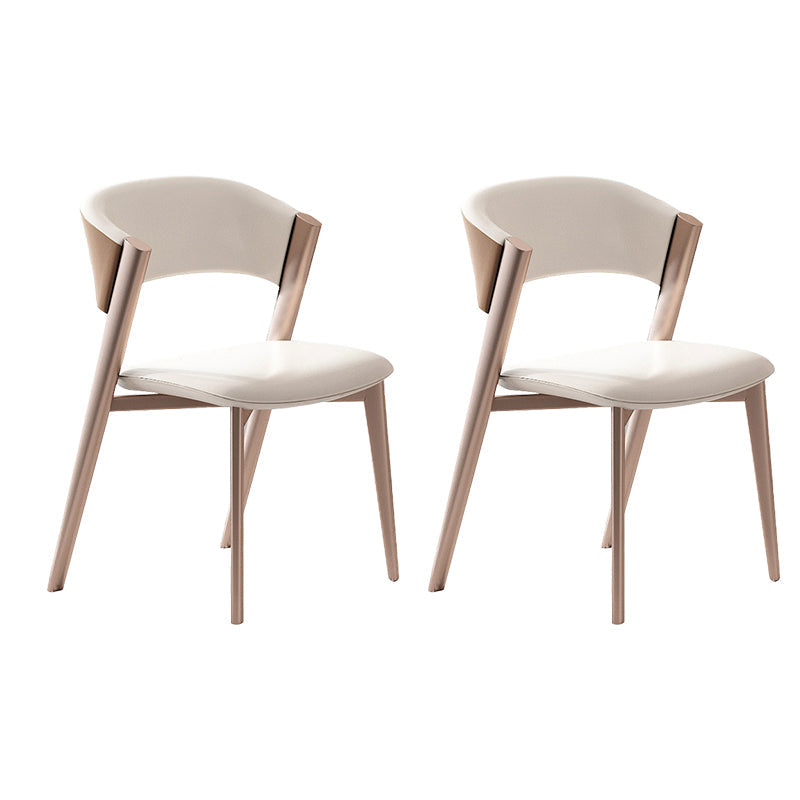 Chaise latéral moderne Metal Open à l'arrière-salle à manger chaise pour la brasserie