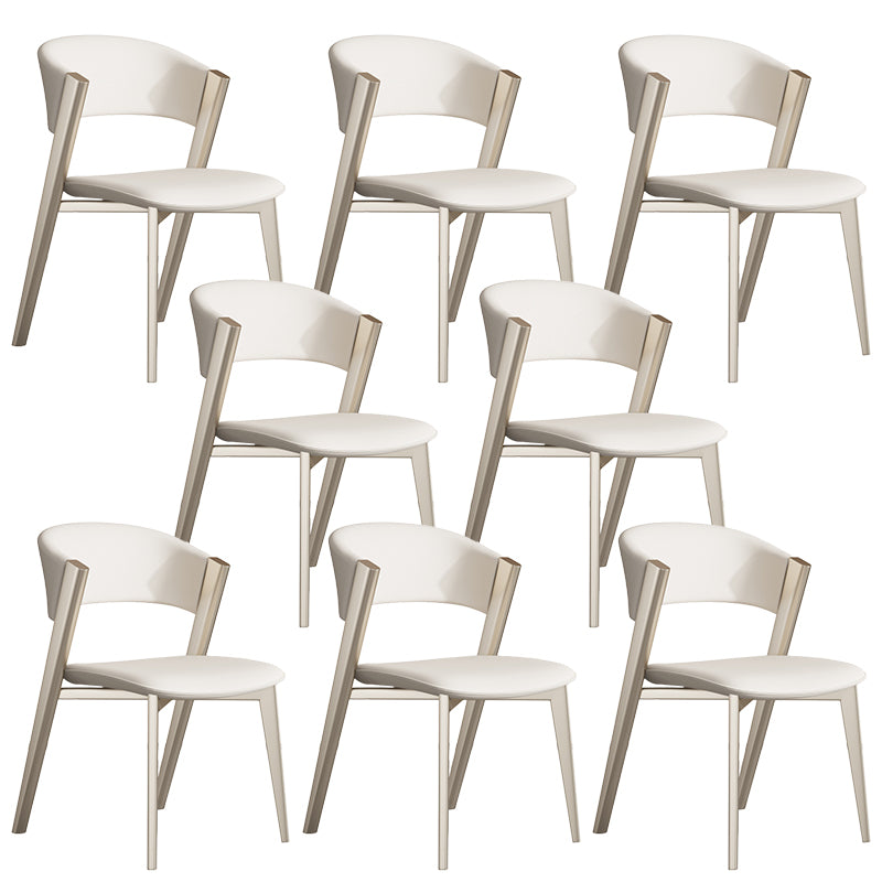 Chaise latéral moderne Metal Open à l'arrière-salle à manger chaise pour la brasserie