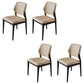 Contemporary Style Side Chair Wood Open Back Dining Room Chair for Brasserie 4 Piece Set Clearhalo 'Dining Chairs' 'Dining Tables & Seating' 'dining_chair' 'furn' 'furn_dining_chair' 'Furniture' 'Kitchen & Dining Furniture' 6770784