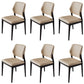 Contemporary Style Side Chair Wood Open Back Dining Room Chair for Brasserie 6 Piece Set Clearhalo 'Dining Chairs' 'Dining Tables & Seating' 'dining_chair' 'furn' 'furn_dining_chair' 'Furniture' 'Kitchen & Dining Furniture' 6770786
