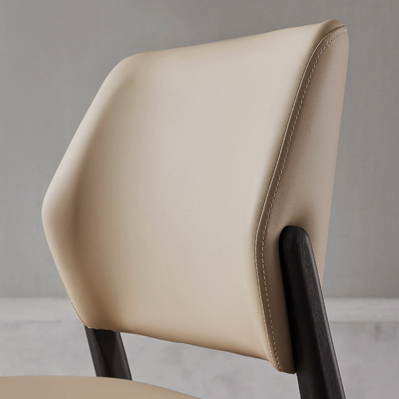 Contemporary Style Side Chair Wood Open Back Dining Room Chair for Brasserie Clearhalo 'Dining Chairs' 'Dining Tables & Seating' 'dining_chair' 'furn' 'furn_dining_chair' 'Furniture' 'Kitchen & Dining Furniture' 6770792