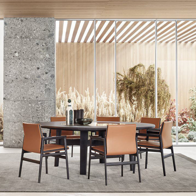 ホームインダストリアルダイニングアクセントチェアダイニングルームダイニングアームチェア