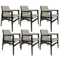 Home Industrial Dining Accent Chair Dining Room Dining Arm Chair