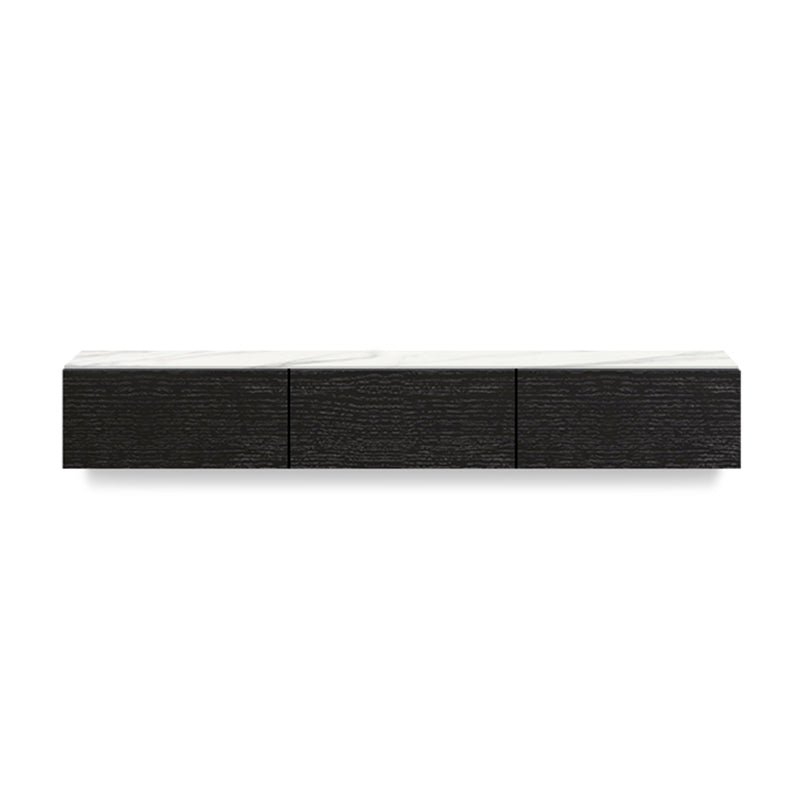 Modern Stone TV Media Stand Wall-mounted TV Console for Living Room 71"L x 12"W x 10"H Clearhalo 'furn' 'furn_tv_stands_entertainment_centers' 'Furniture' 'Living Room Furniture' 'TV Stands & Entertainment Centers' 'TV Stands & Media Storage Furniture' 'tv_stands_entertainment_centers' 6774181