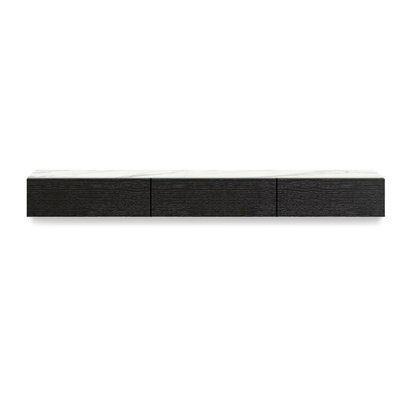 Modern Stone TV Media Stand Wall-mounted TV Console for Living Room 79"L x 12"W x 10"H Clearhalo 'furn' 'furn_tv_stands_entertainment_centers' 'Furniture' 'Living Room Furniture' 'TV Stands & Entertainment Centers' 'TV Stands & Media Storage Furniture' 'tv_stands_entertainment_centers' 6774182