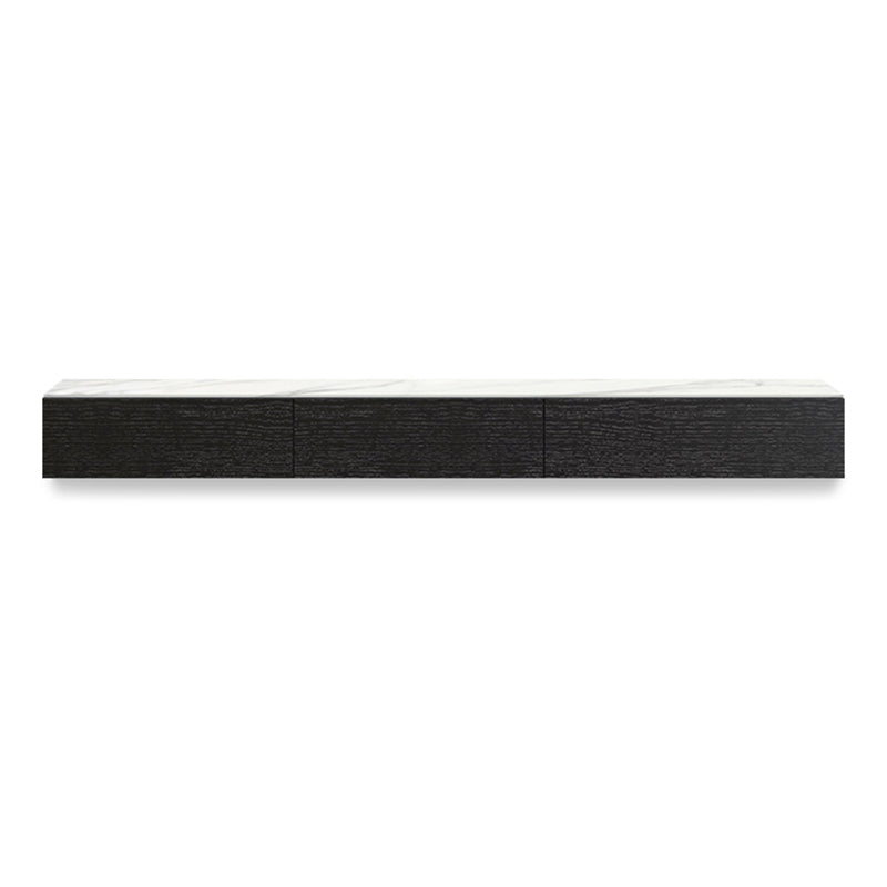 Modern Stone TV Media Stand Wall-mounted TV Console for Living Room 87"L x 12"W x 10"H Clearhalo 'furn' 'furn_tv_stands_entertainment_centers' 'Furniture' 'Living Room Furniture' 'TV Stands & Entertainment Centers' 'TV Stands & Media Storage Furniture' 'tv_stands_entertainment_centers' 6774184