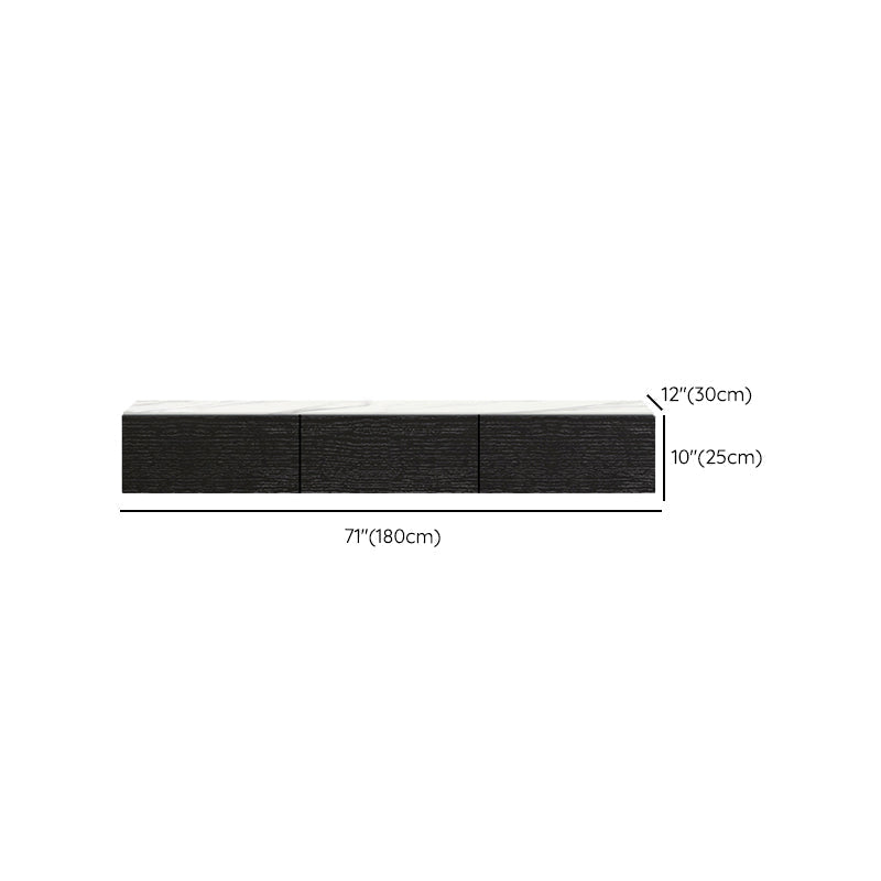 Modern Stone TV Media Stand Wall-mounted TV Console for Living Room Clearhalo 'furn' 'furn_tv_stands_entertainment_centers' 'Furniture' 'Living Room Furniture' 'TV Stands & Entertainment Centers' 'TV Stands & Media Storage Furniture' 'tv_stands_entertainment_centers' 6774198