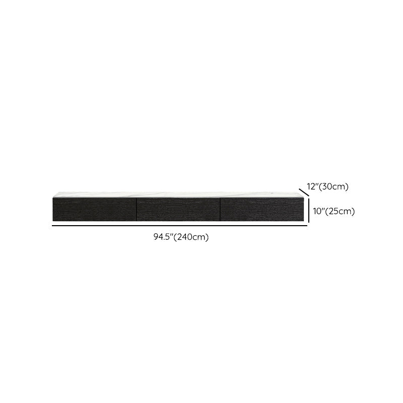 Modern Stone TV Media Stand Wall-mounted TV Console for Living Room Clearhalo 'furn' 'furn_tv_stands_entertainment_centers' 'Furniture' 'Living Room Furniture' 'TV Stands & Entertainment Centers' 'TV Stands & Media Storage Furniture' 'tv_stands_entertainment_centers' 6774201