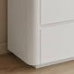 Coffre de rangement de 15,6 pouces de largeur, commode de rangement moderne en bois manufacturé