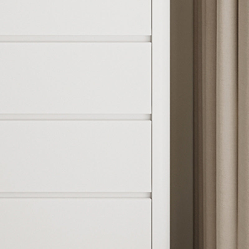 Coffre de rangement de 15,6 pouces de largeur, commode de rangement moderne en bois manufacturé
