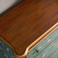 Commode de rangement en bois de commode traditionnelle ornée avec tiroirs pour chambre à coucher