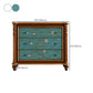 Commode de rangement en bois de commode traditionnelle ornée avec tiroirs pour chambre à coucher