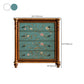 Commode de rangement en bois de commode traditionnelle ornée avec tiroirs pour chambre à coucher