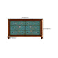 Commode de rangement en bois de commode traditionnelle ornée avec tiroirs pour chambre à coucher