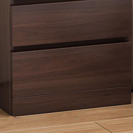 Ultra-Modern Lingerie Chest Wood Vertical Storage Chest with Drawers for Bedroom