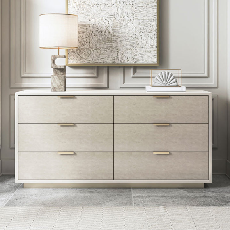 Ultra-Modern Double Dresser Solid Wood Storage Chest with Drawers for Bedroom Clearhalo 'Bedroom Furniture' 'Dressers & Chests' 'dressers_chests' 'furn' 'furn_dressers_chests' 'Furniture' 6774439