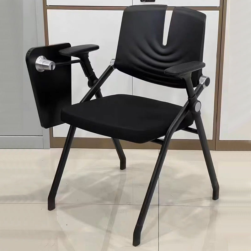 Contemporary Fixed Arms Conference Chair Plastic Chair for Office Clearhalo 'furn' 'furn_office_chair' 'Furniture' 'Office Chairs' 'Office Furniture' 'office_chair' 6774687