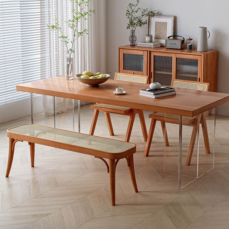 Modern massief houten meubels 1/2/4/5 PCS Standaardhoogte eetkamertafel set
