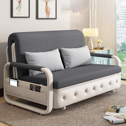 33.46 "Hスクエアアームスリーパースカンジナビアスタイルのソファベッド付きソファベッド