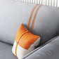 Scandinavian Faux Leather Sleeper Pillow Top Arms Sofa Bed with Storage