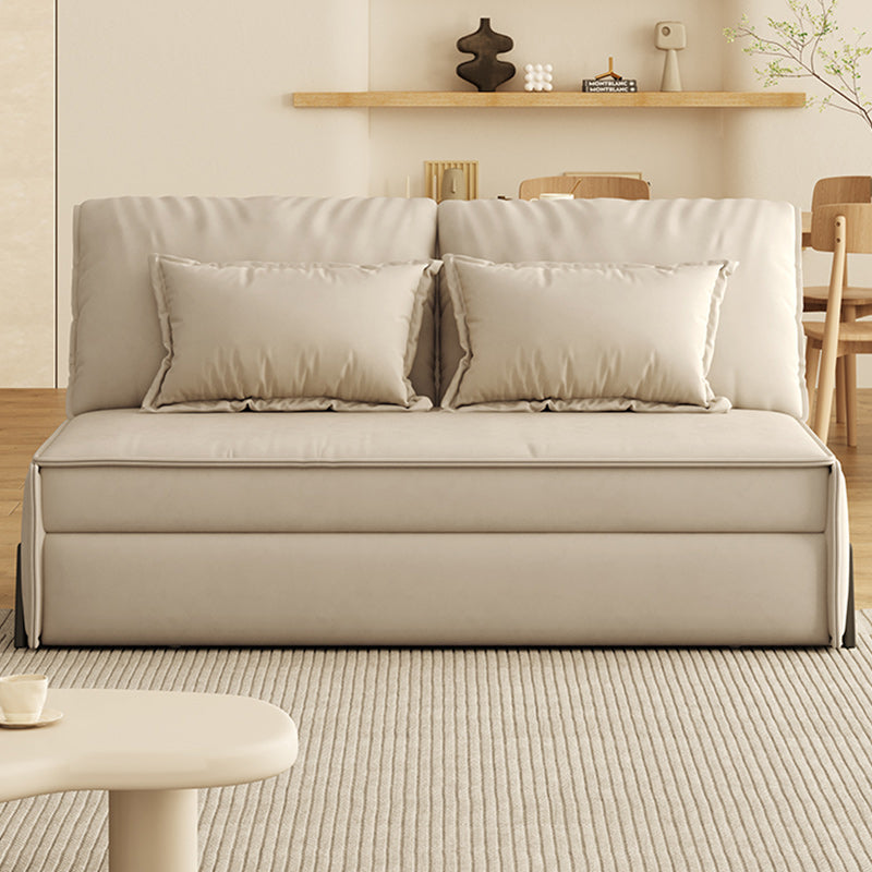 Sofá de cuero sintético contemporáne