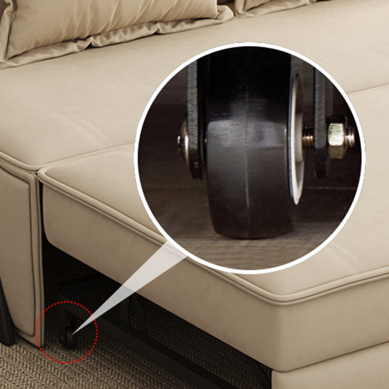 Sofá de cuero sintético contemporáne