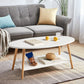 Contemporary Coffee Table Wooden Natural Coffee Cocktail Table Clearhalo 'Coffee & Accent Tables' 'Coffee Tables' 'coffee_tables' 'furn' 'furn_coffee_tables' 'Furniture' 'Living Room Furniture' 6775485