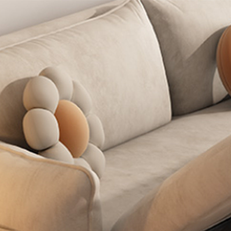 Sleepina di divano in vetrina in veglia per braccio quadrato scandinavo