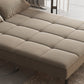 Glam Cushion Back Sleeper Sofa Solid Color Armless Sofa Bed with Pillows Clearhalo 'furn' 'furn_futons' 'Furniture' 'Futons & Daybeds' 'Futons' 'Living Room Furniture' 6775581