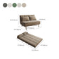 Glam Cushion Back Sleeper Sofa Solid Color Armless Sofa Bed with Pillows Clearhalo 'furn' 'furn_futons' 'Furniture' 'Futons & Daybeds' 'Futons' 'Living Room Furniture' 6775584