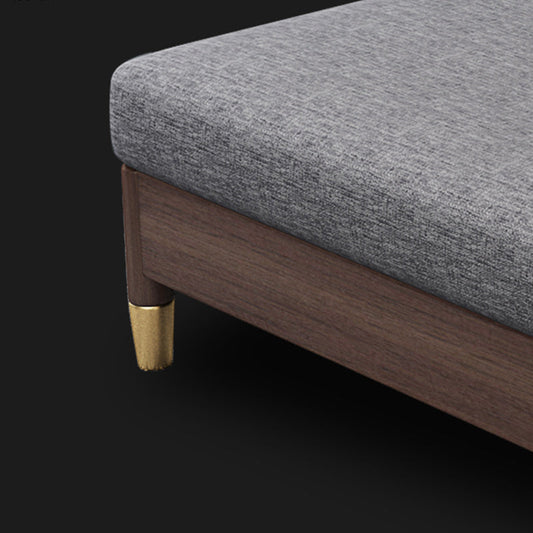 Contemporary Cotton Blend Sleeper Sofa Wood Frame Armless Sofa Bed Clearhalo 'furn' 'furn_futons' 'Furniture' 'Futons & Daybeds' 'Futons' 'Living Room Furniture' 6775592