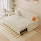 32.28 "Sleeper a braccio quadrato Scandinavo Styled Sleer Bed in bianco