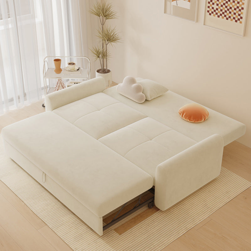32.28 "Sleeper a braccio quadrato Scandinavo Styled Sleer Bed in bianco