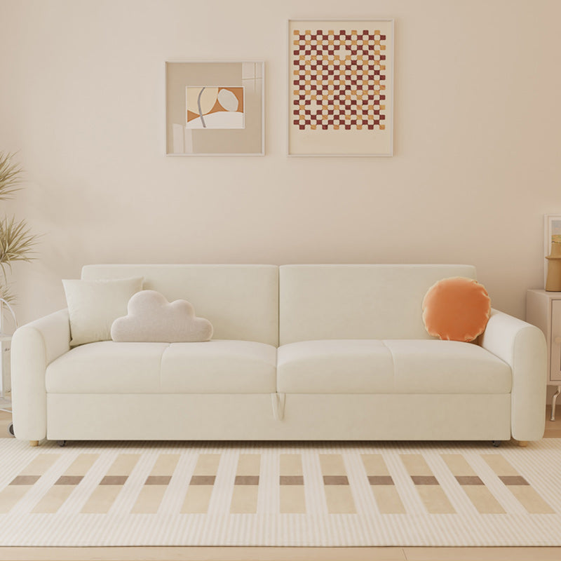 32.28 "Sleeper a braccio quadrato Scandinavo Styled Sleer Bed in bianco