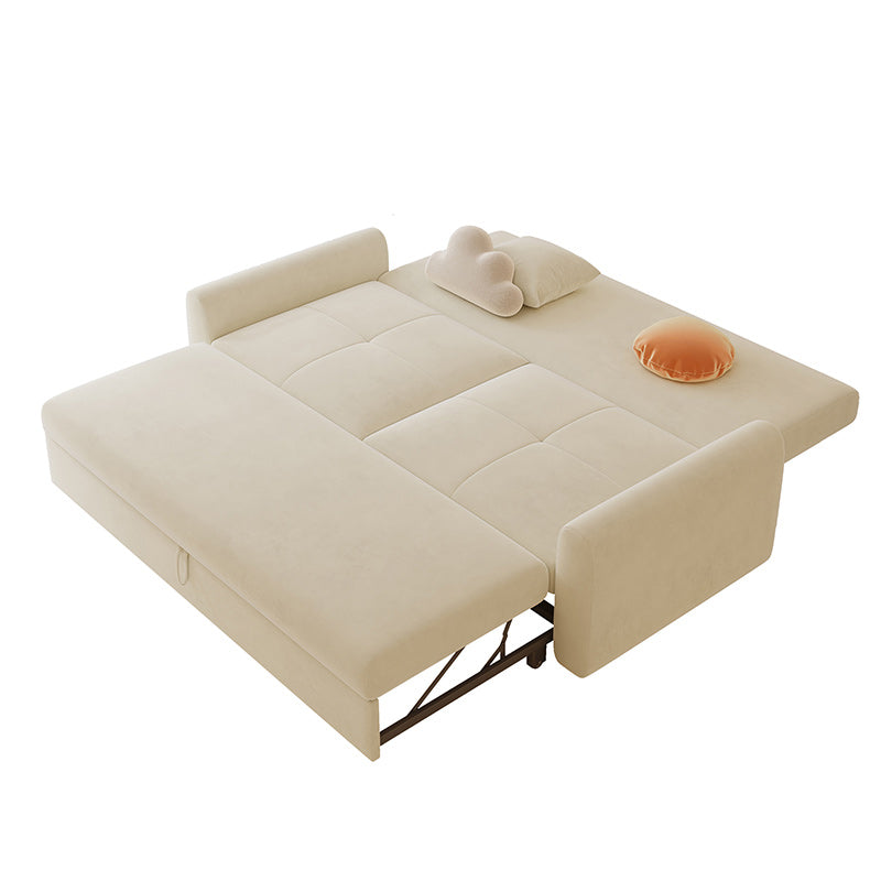 32.28 "Sleeper a braccio quadrato Scandinavo Styled Sleer Bed in bianco