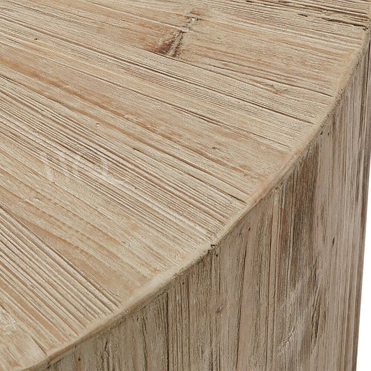 Tavolo da gallo d'albero tavolo da snack laterale in legno contemporaneo per camera da letto