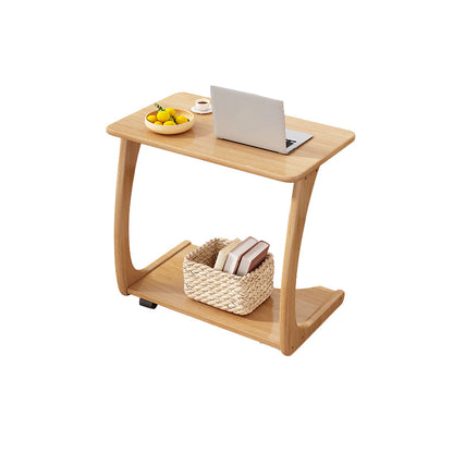 Tavolo da snack laterale a forma c-snack in stile modernista tavolo laterale superiore per camera da letto