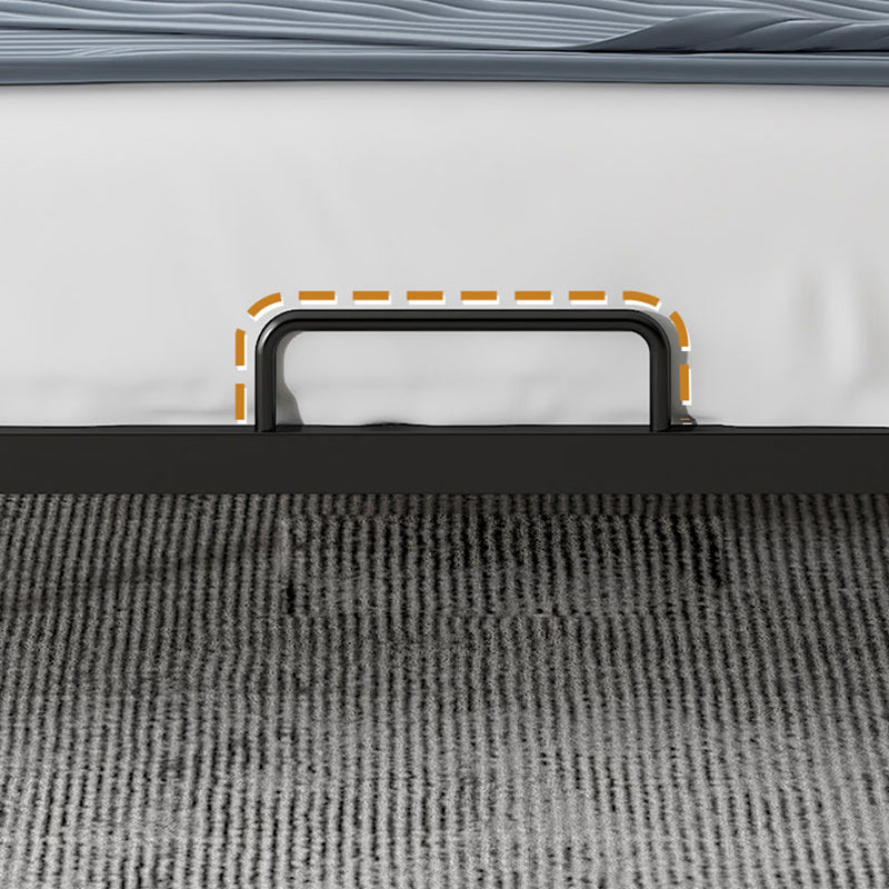 Upholstered Headboard Bed Standard Metal and Upholstered Bed Clearhalo 'Bedroom Furniture' 'Beds' 'furn' 'furn_beds' 'Furniture' 6775682