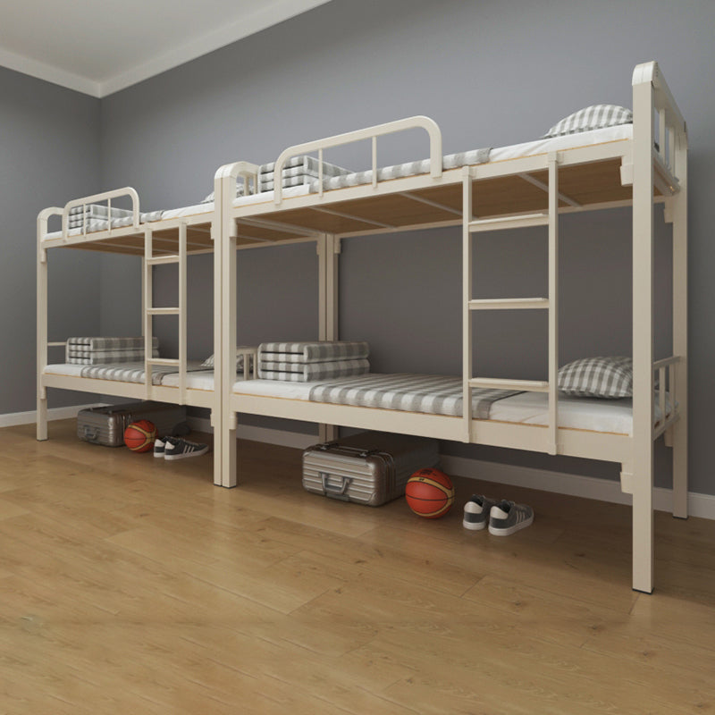 Lit superficiel contemporain lit de couleur de couleur en fer avec tête de lit et pied de pied