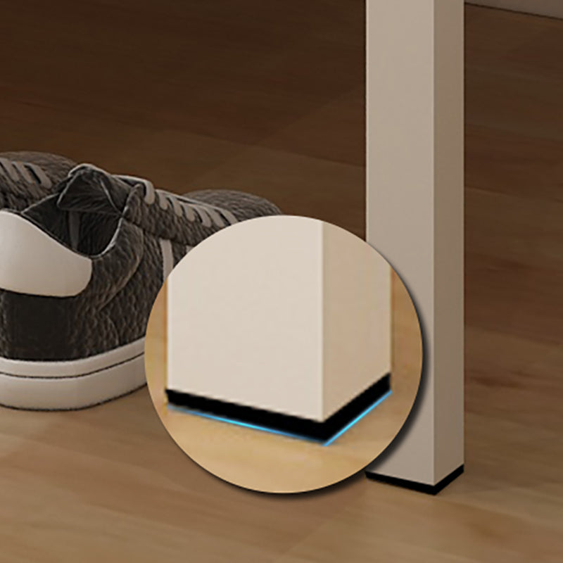 Lit superficiel contemporain lit de couleur de couleur en fer avec tête de lit et pied de pied