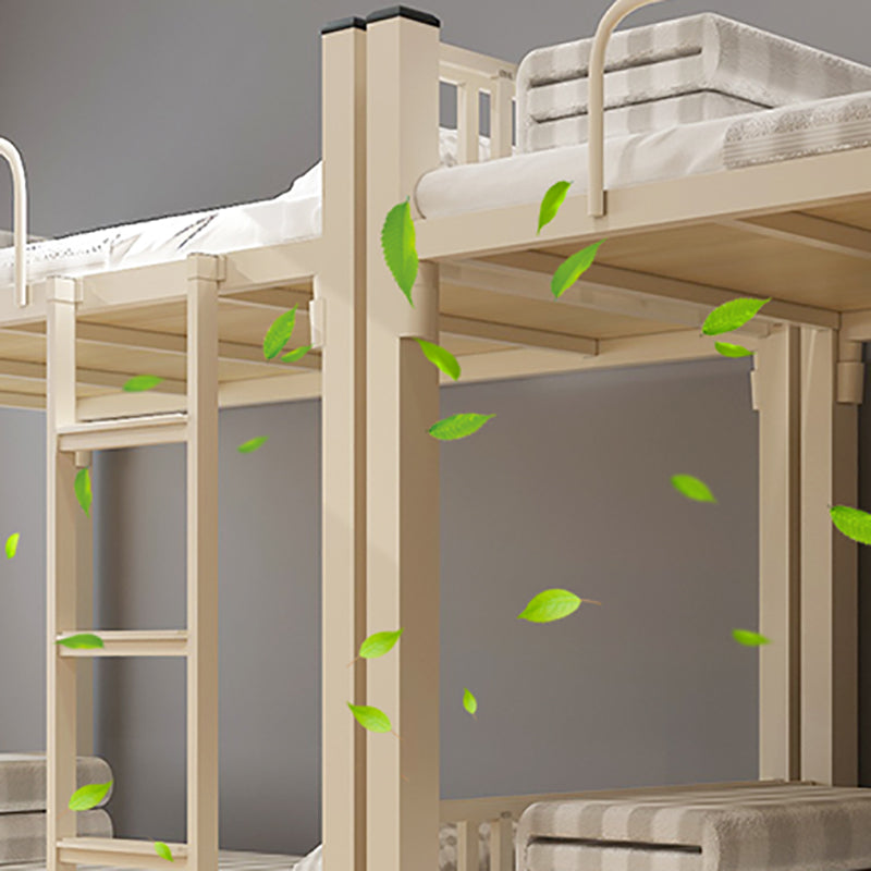 Lit superficiel contemporain lit de couleur de couleur en fer avec tête de lit et pied de pied