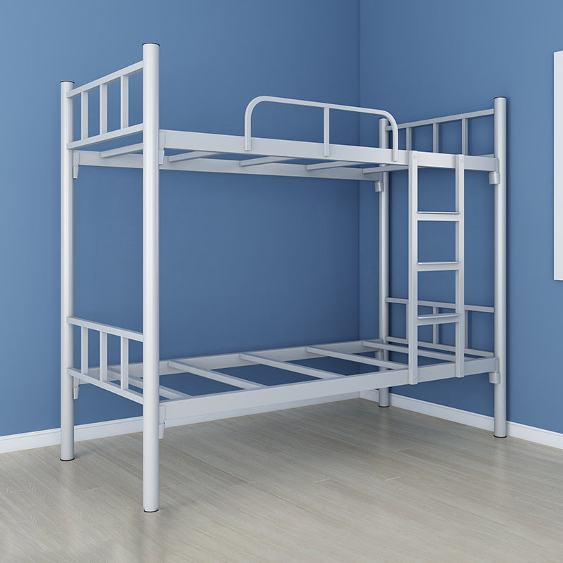 Open frame stapelbed eigentijds ijzeren bed 66,93 inch hoog voor slaapkamer