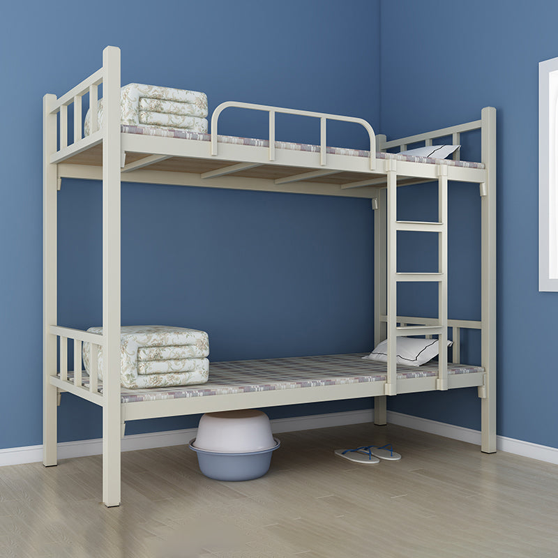 Open frame stapelbed eigentijds ijzeren bed 66,93 inch hoog voor slaapkamer