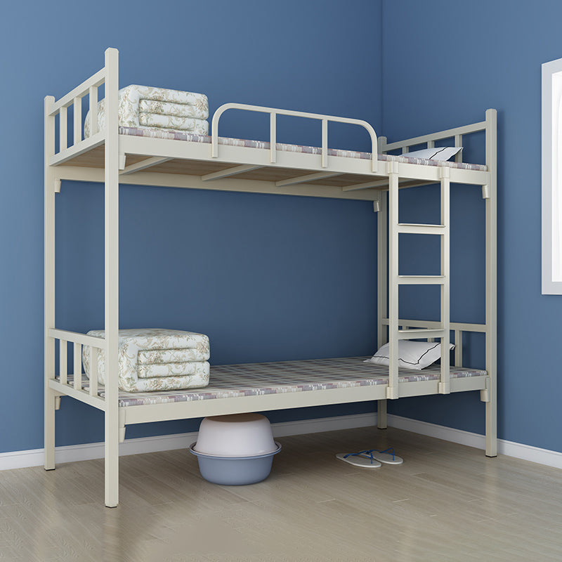 Open frame stapelbed eigentijds ijzeren bed 66,93 inch hoog voor slaapkamer