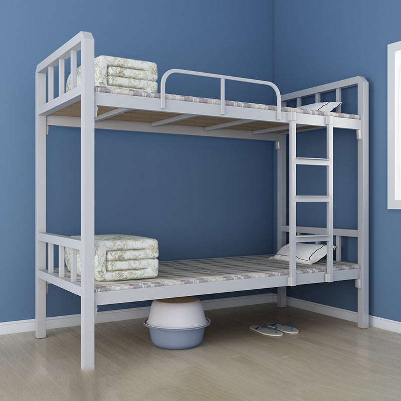 Open frame stapelbed eigentijds ijzeren bed 66,93 inch hoog voor slaapkamer