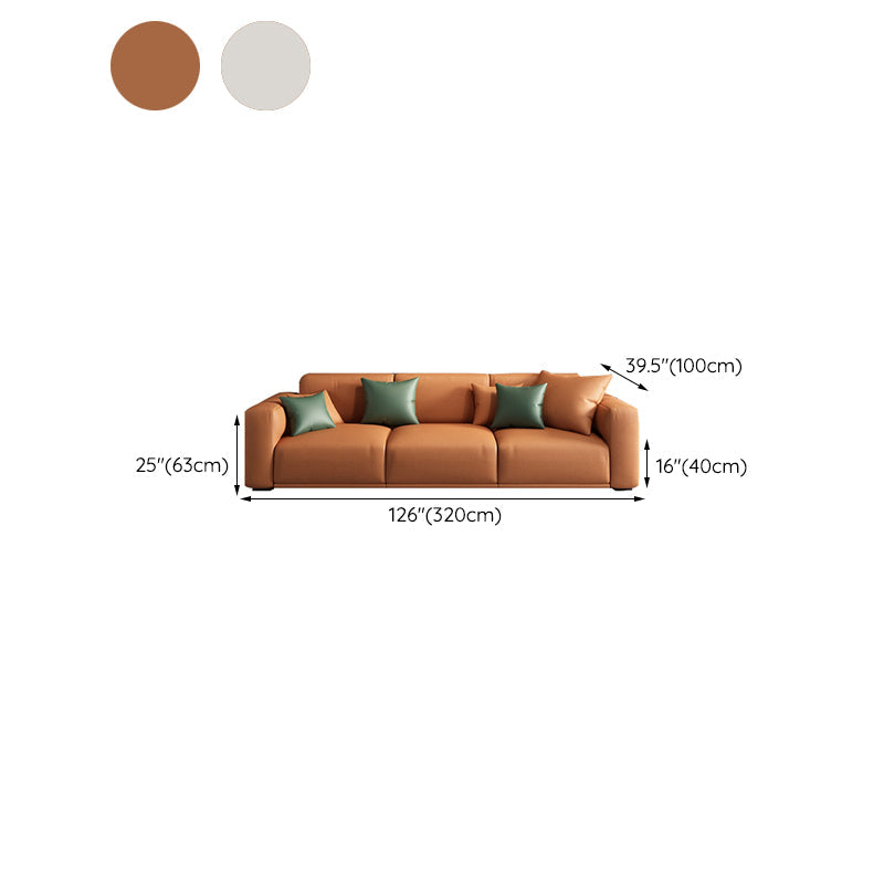 Divano standard a braccio quadrato moderno divano in legno massiccio per soggiorno