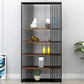Wooden Standard Bookshelf Industrial Open Back Bookcase with Shelves