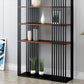Wooden Standard Bookshelf Industrial Open Back Bookcase with Shelves