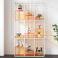 Open Back Standard Bookshelf Modern Style Acrylic Bookcase with Shelves
