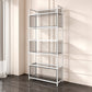Open Back Standard Bookshelf Modern Style Acrylic Bookcase with Shelves